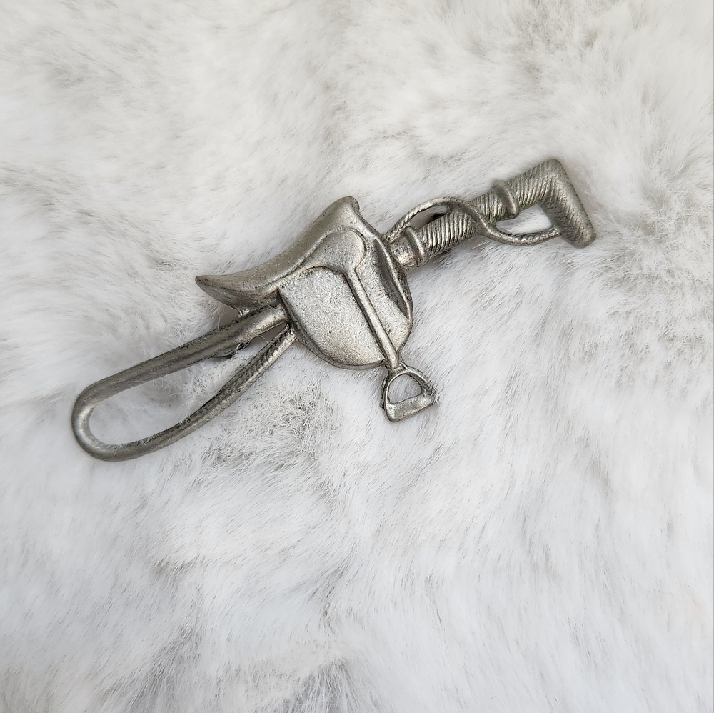 Vintage English Saddle Brooch